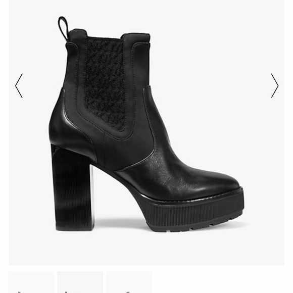 Michael Kors Cramer Leather Platform Boot - Picture 2 of 3